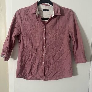 Vintage American Eagle Outfitters Casual Red Button-Down Shirt